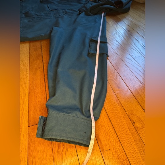 Vintage Eddie Bauer Teal Parka Jacket L Flannel Lined - Picture 13 of 13